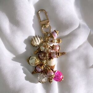 Golden Elegance Purse Charm